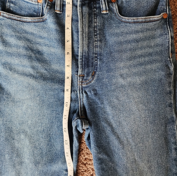 Madewell The Perfect Vintage Denim Jean Straight-leg High-Waist Women's Size 27 - Picture 10 of 13